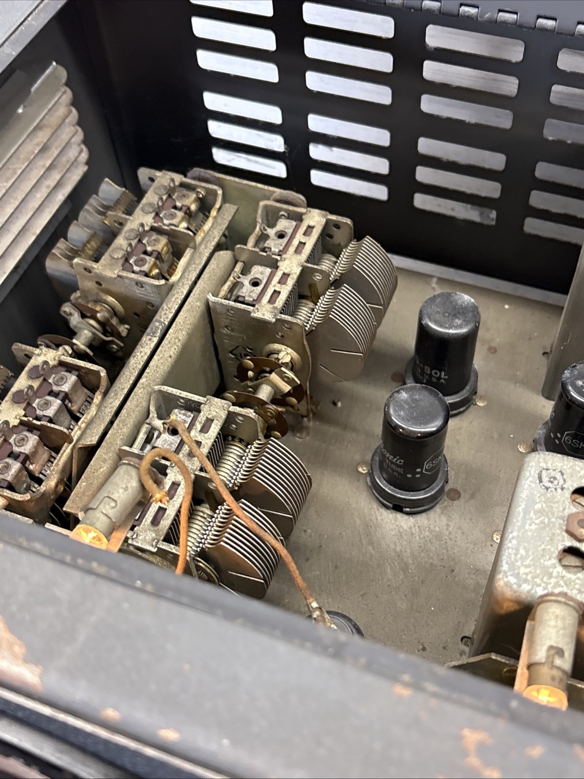 Hallicrafters SX-25 Super Defiant HF Communications Tube Receiver Works