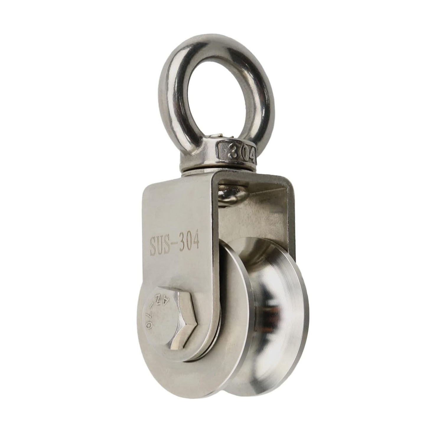 Wheel Bearing Pulleys for Rope Swivel Pulley Wheel Cable Rope Wire Pulley Block