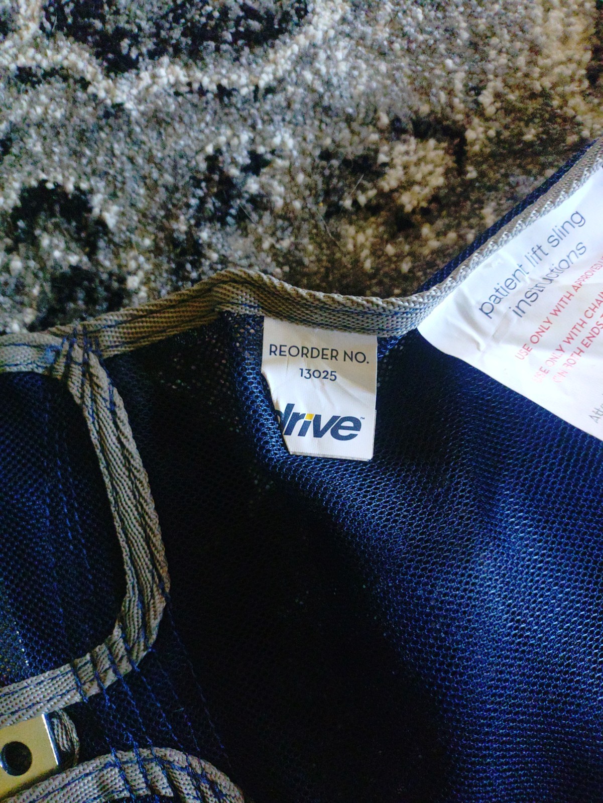 Drive - 13025 Patient Lift Sling, Polyester Mesh (NEW)