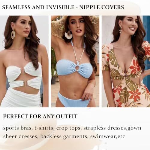 2024 Newest Cakes Cover Seamless Nipple Covers Ultra Thin Sticky Breast Large