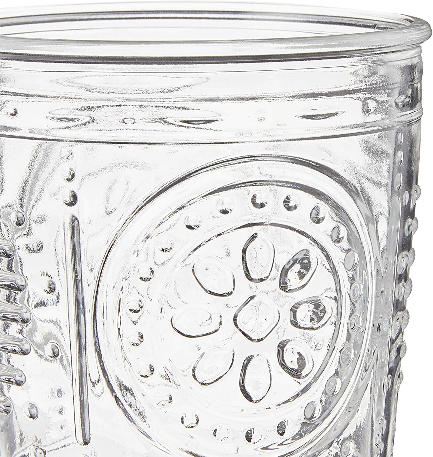 Bormioli Rocco Italian Romantic 10.25 Ounce Water Glasses, Set of 6 - Clear