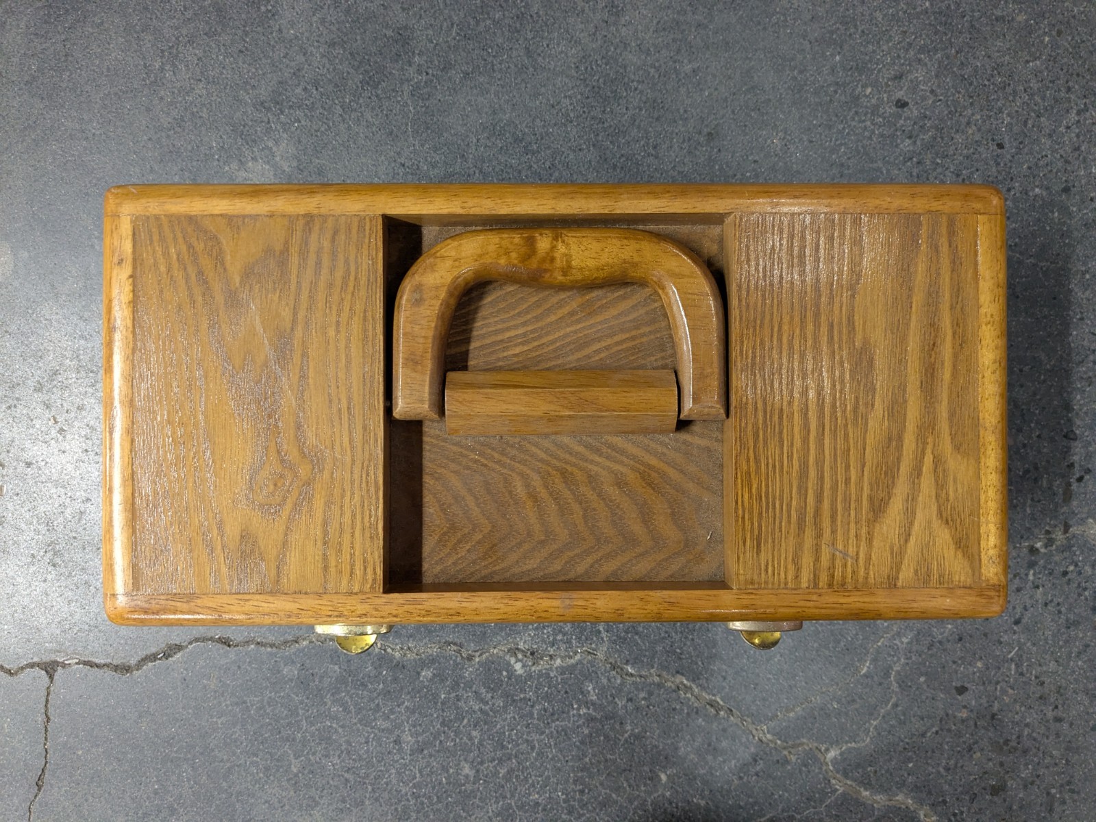 THOMAS Pacconi Museum Series Wooden Wood Tool Box Chest w/Lift-Out Tray