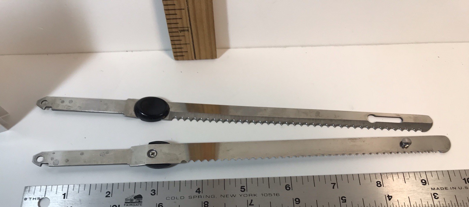 BLADES ONLY for EU081 SHARPER IMAGE Cordless Electric KNIFE + Instructions AS-IS