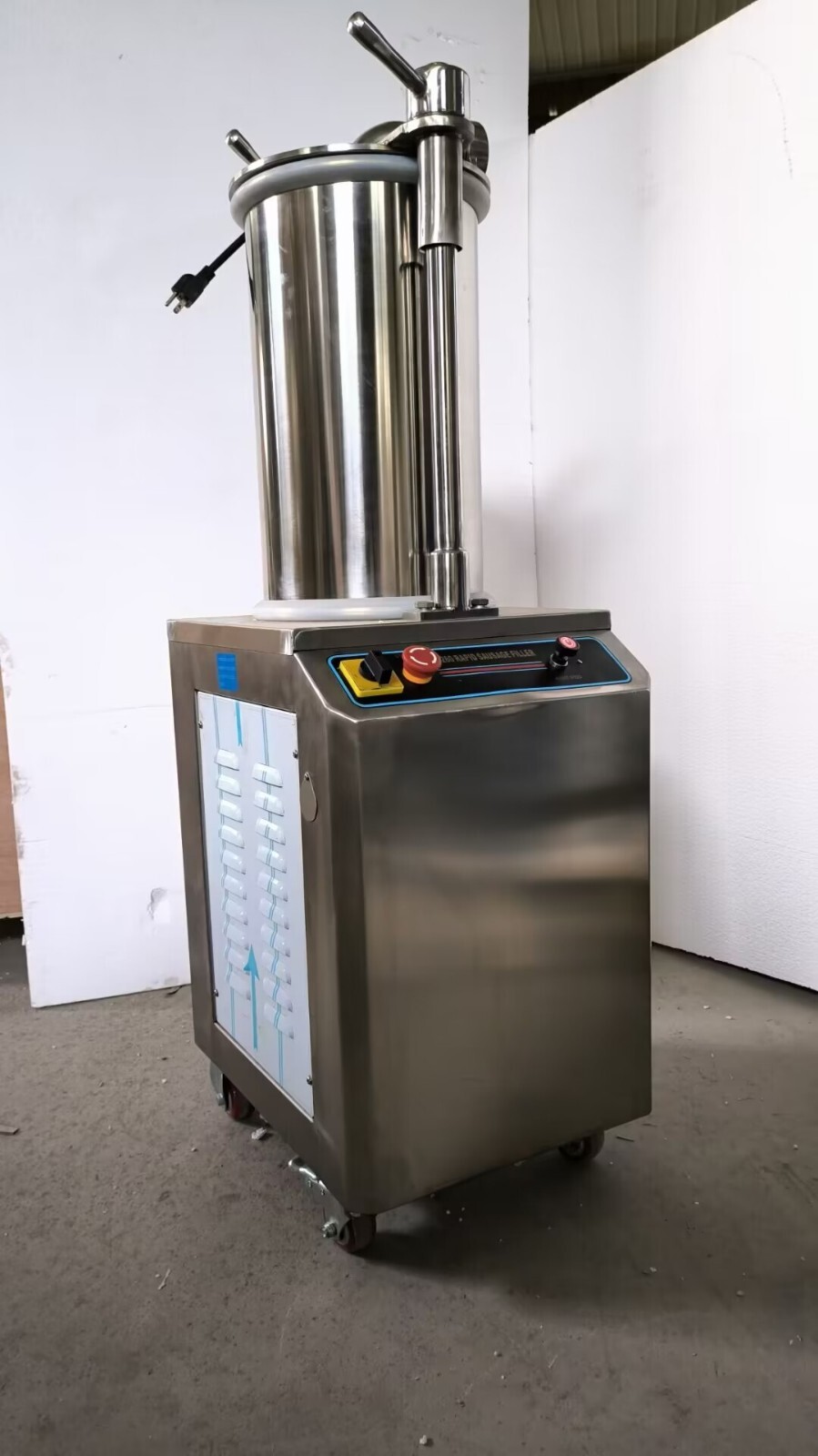 Hydraulic Sausage Stuffer | Automatic 110V | 882 lb/h | Sausage Filling 26L