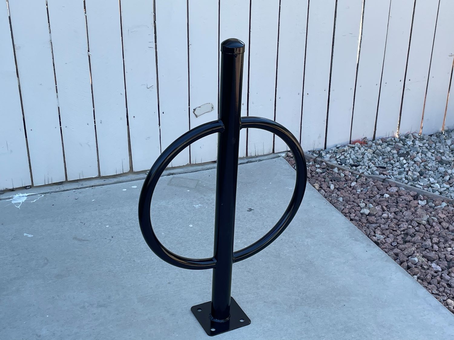 Sandbaggy Commercial Post and Ring Bike Rack - Surface Mount (2 Bike Capacity)