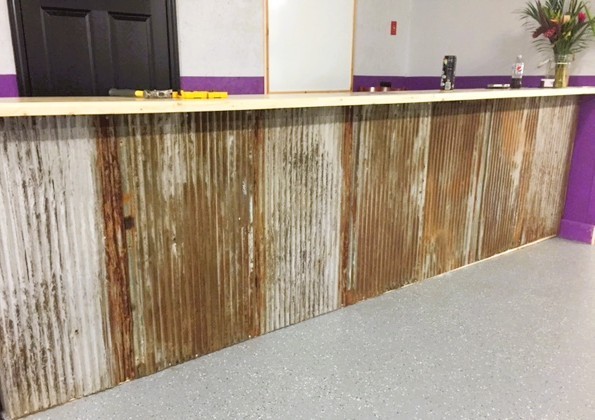 5 pcs 3' x 2' Rustic Reclaimed Corrugated Sheets Barn Roofing Metal Tin Basement