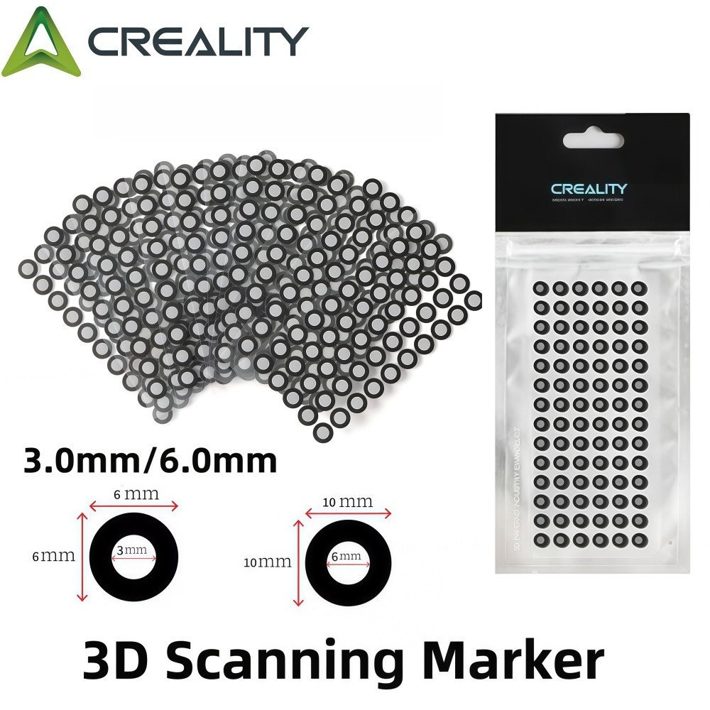 Creality 3D Scanning Markers 3mm 6mm Tracking Dots Diffuse Reflection