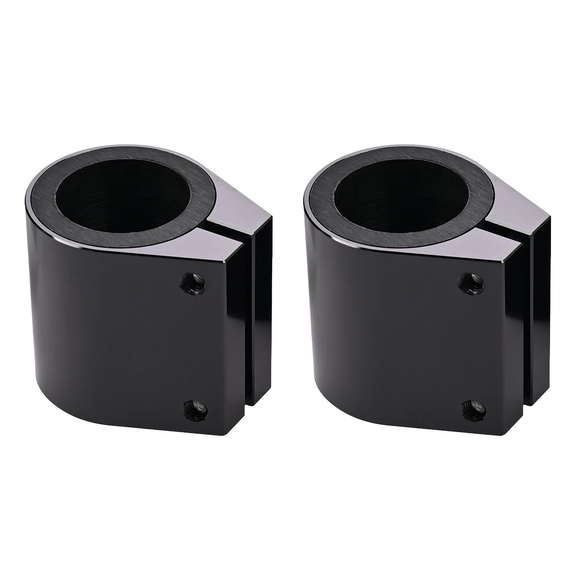 2x High Temp Exhaust Muffler Seal Clamps 1" For Yamaha Banshee 350 87-2006 Black