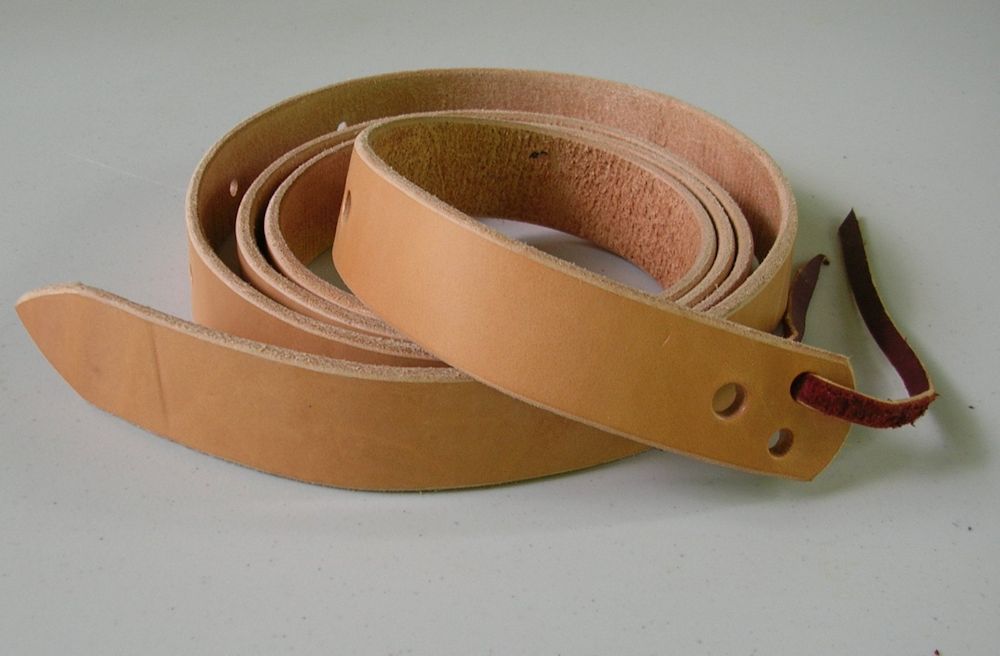 USA Leather Saddle Latigo Cinch Straps Billets ~ 3'_6'_8' Black_ Brown_ Natural