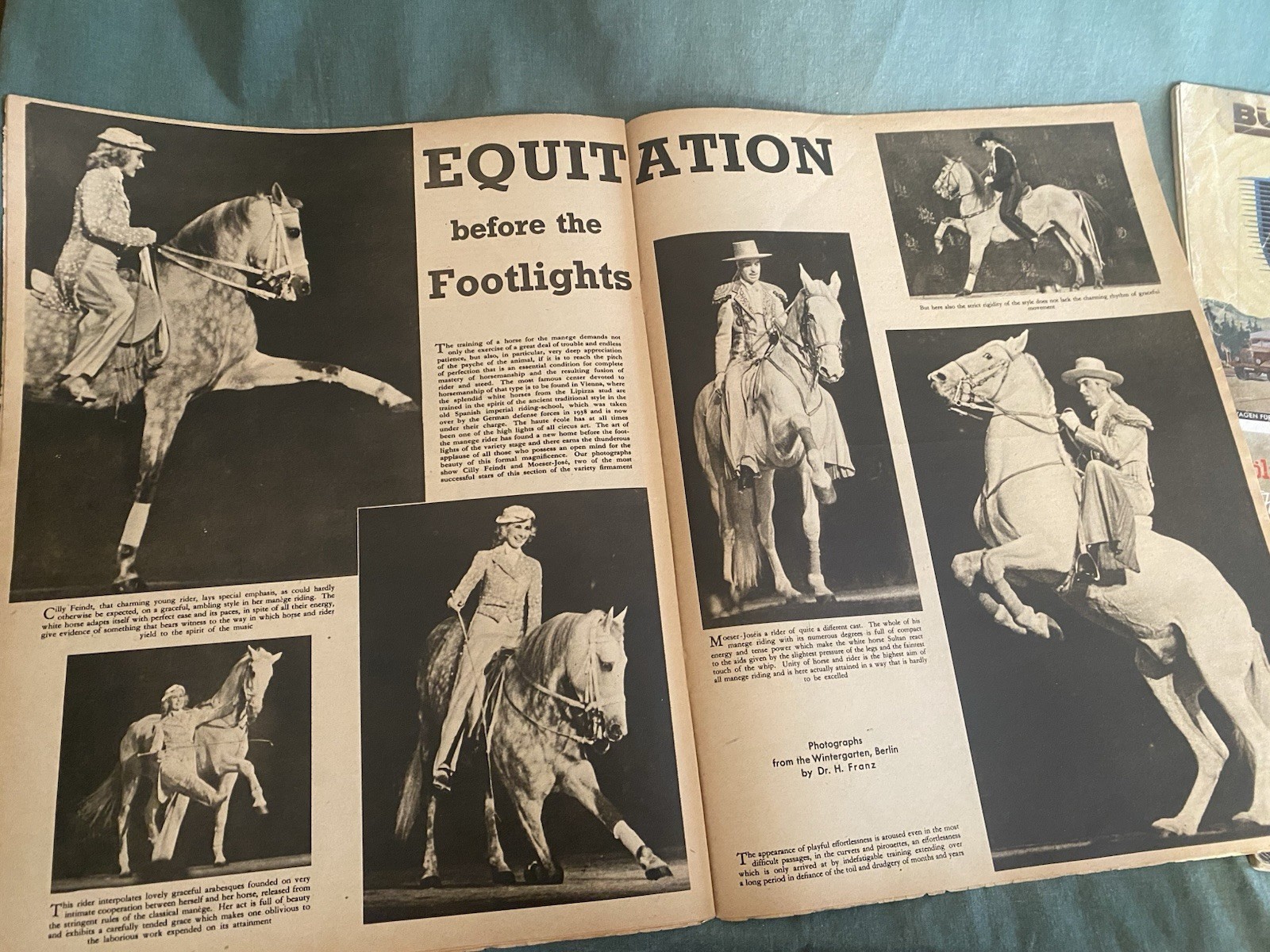 Vintage Original WW2 Magazines Rare Afrika Korps Motorschau Art