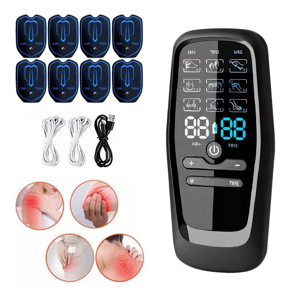 27 Modes Tens Unit Muscle Therapy Pain Relief Stimulator Machine Pulse Massager