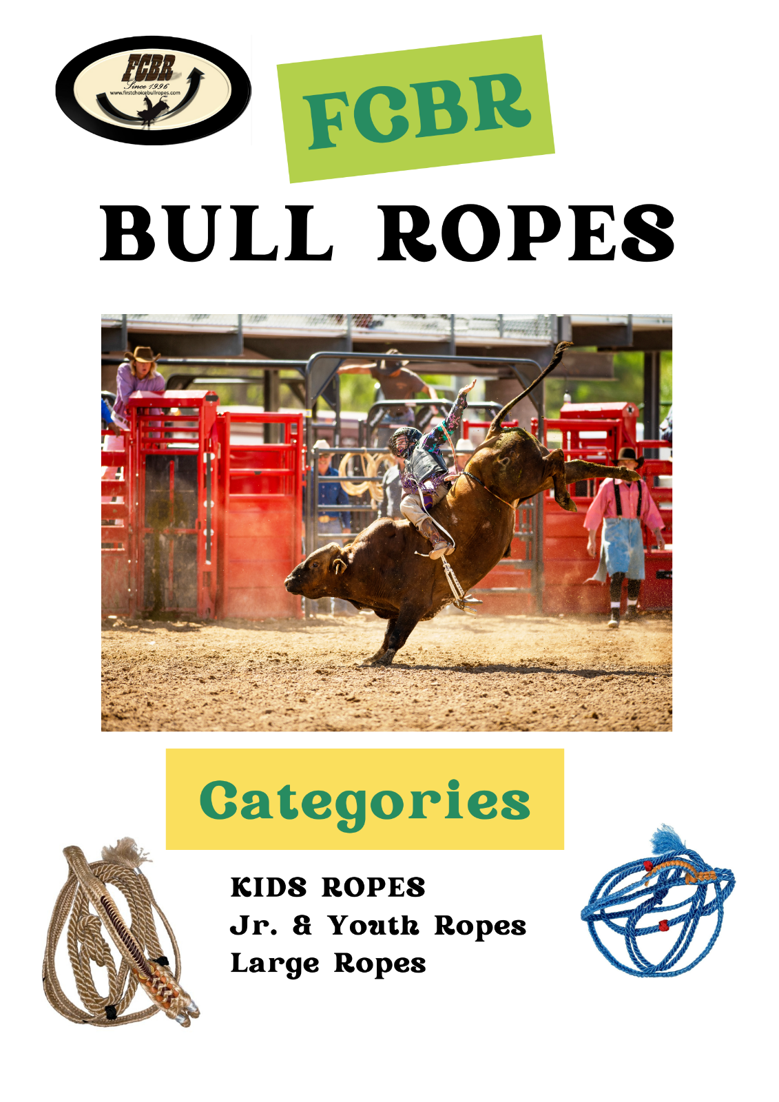 Bull rope 9/5 Right hand bull riding gear rodeo equipment