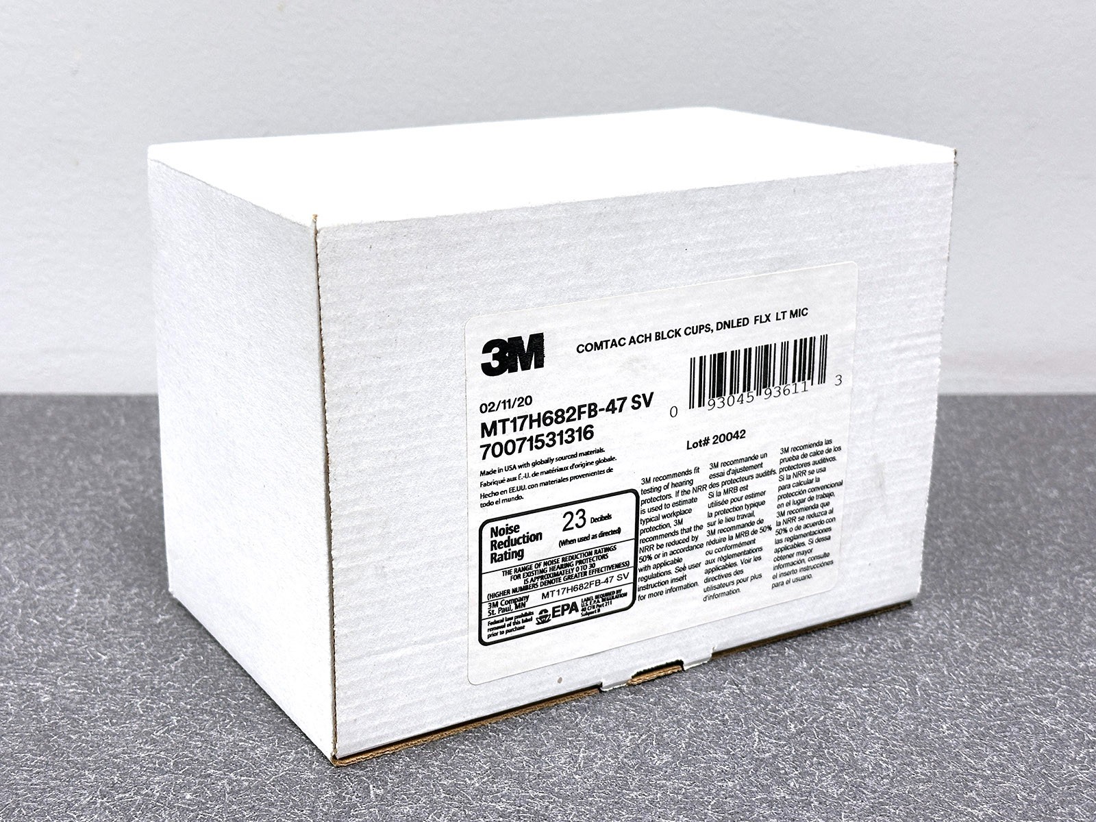 NEW 3M Peltor SwatTac ComTac III Two-Way Radio Headset, Black (MT17H682FB-47 SV)