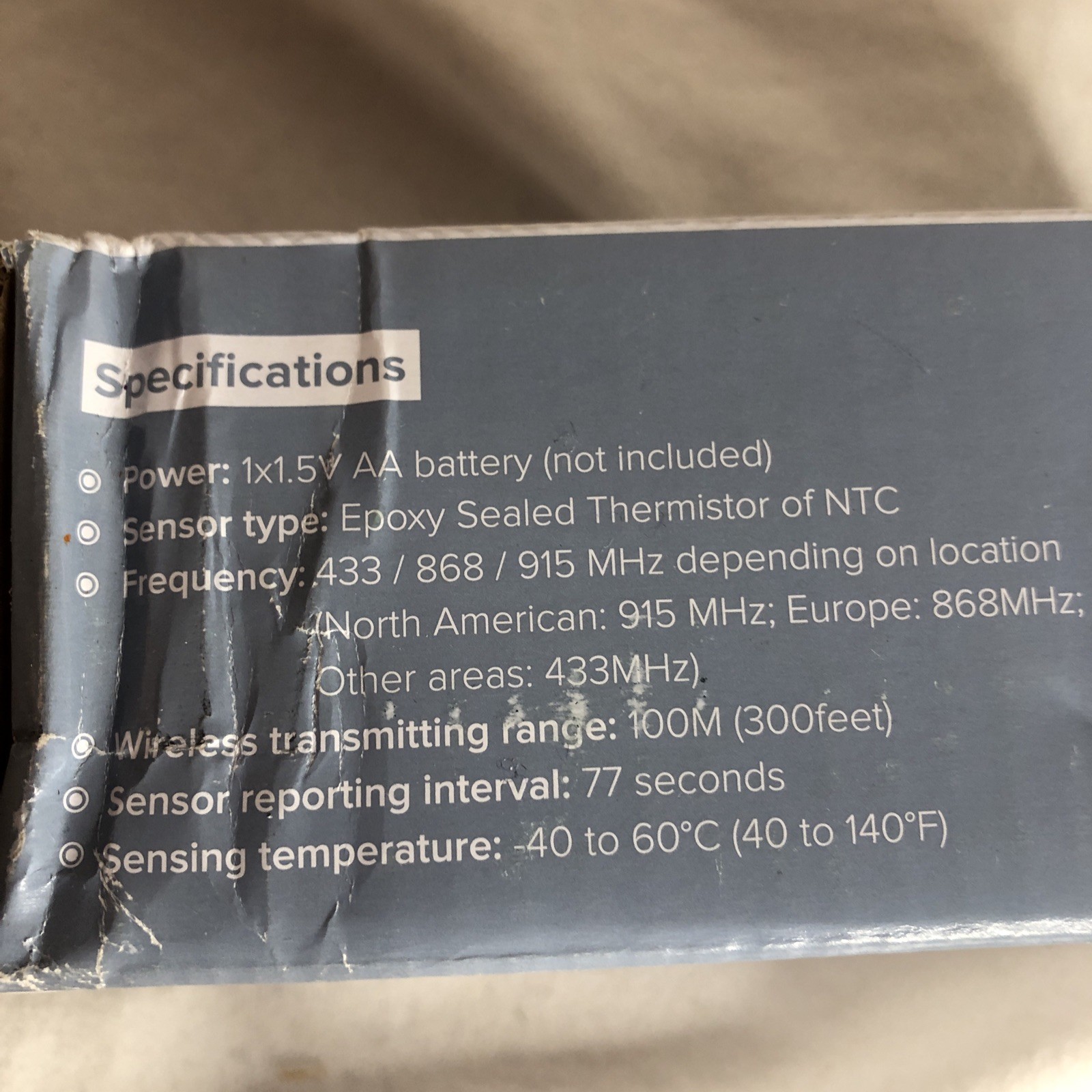 Digital Pool Thermometer with LCD Display, Waterproof Water Temperature Sensor