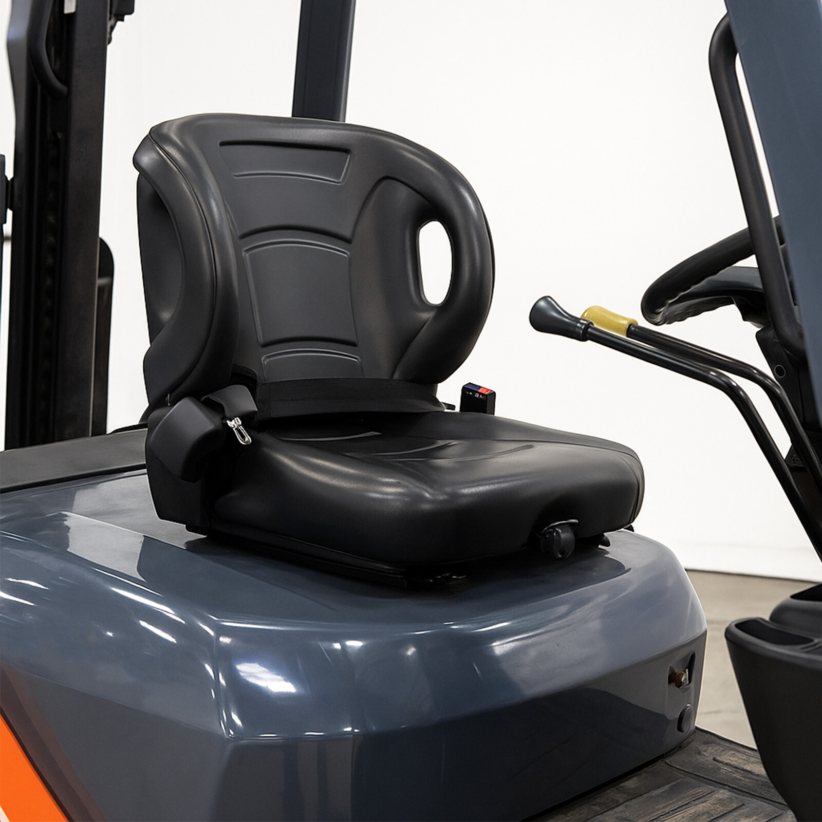MOLDED FOR TOYOTA FORKLIFT SUSPENSION SEAT W/ SEATBELT & SWITCH PREMIUM QUALITY!