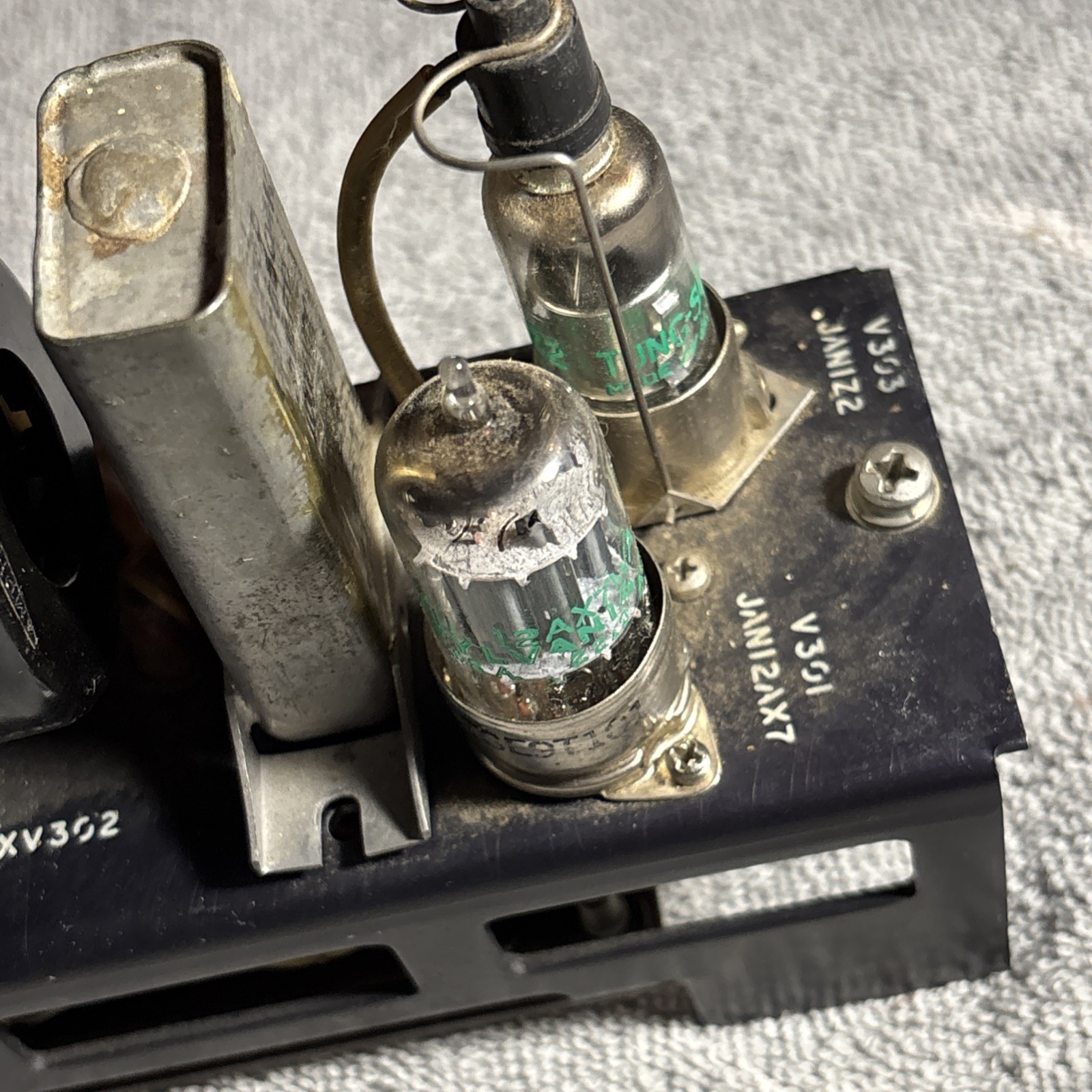 Vintage military radio frequency RF monitor As Is