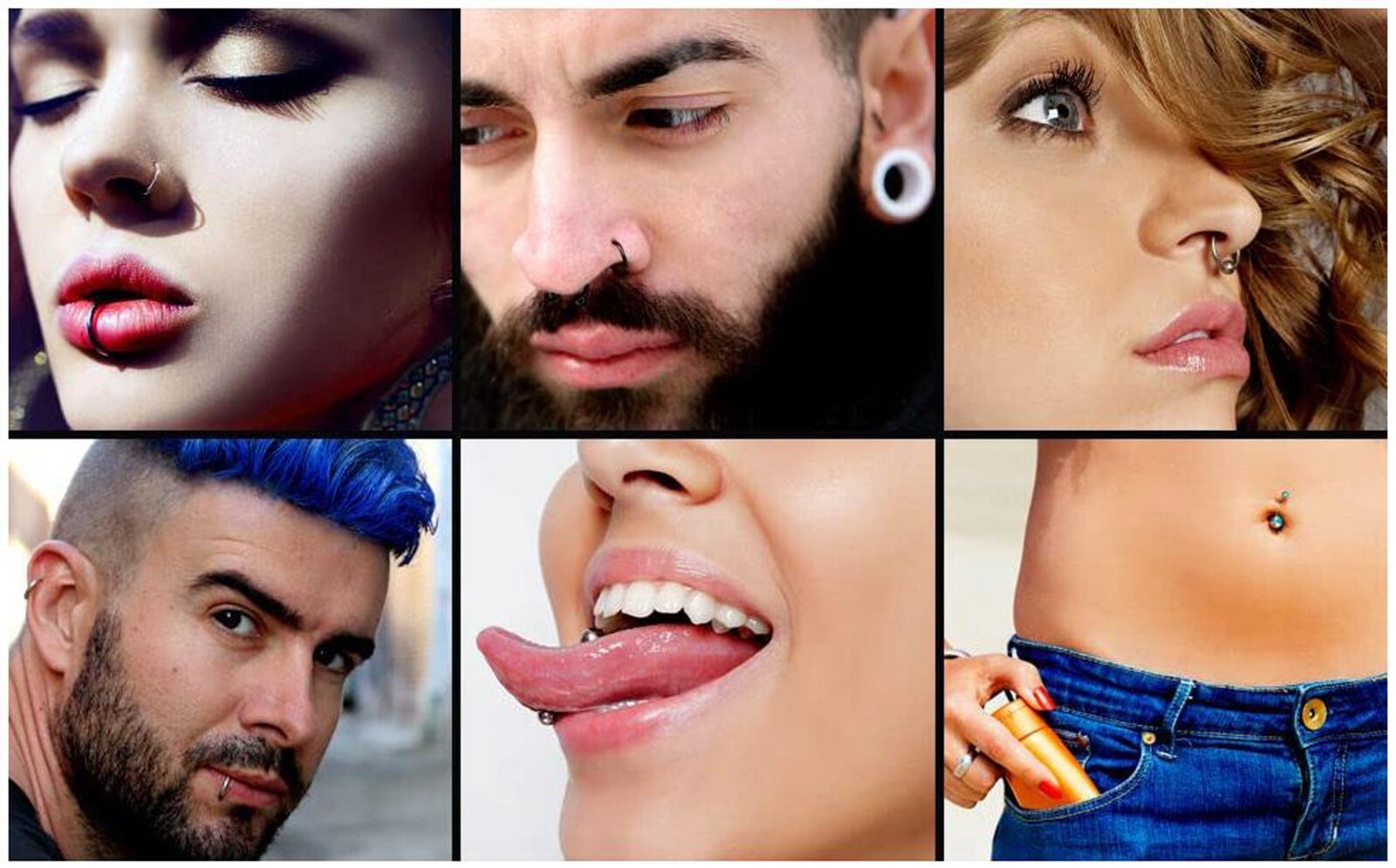 100 pcs Mixed Body Piercing Needle Sizes 12g, 14g, 16g, 18g & 20g