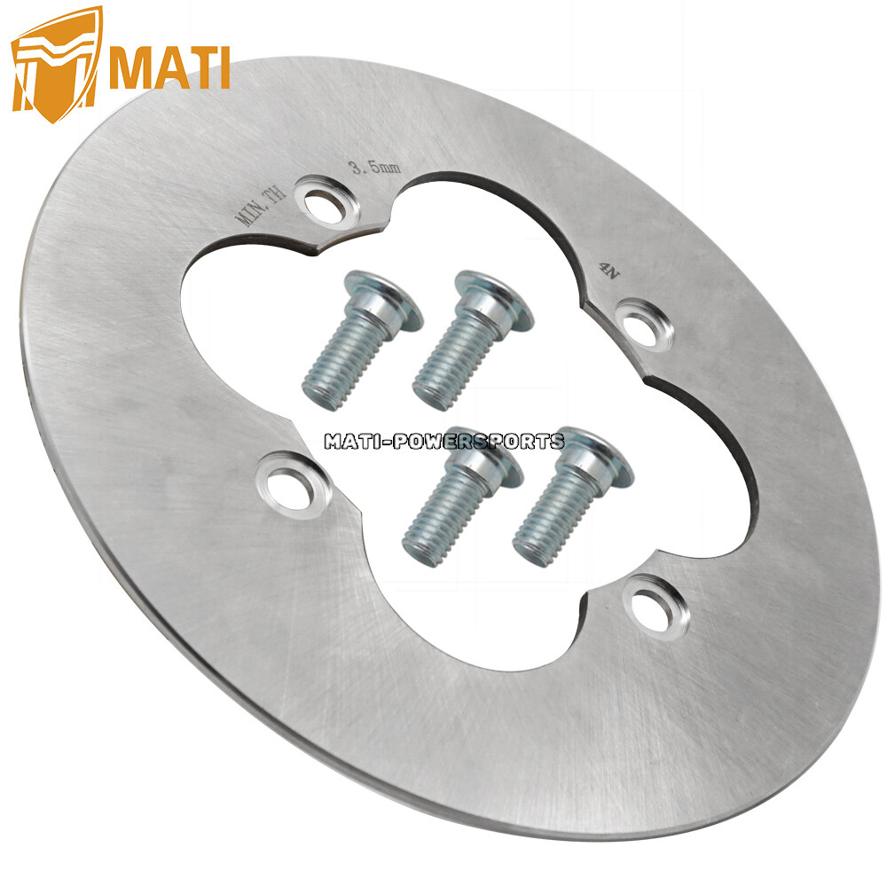 Rear Brake Disc Rotor W/Bolts for Suzuki LT-Z400 LTZ400Z Quadsport Z400 2003-14