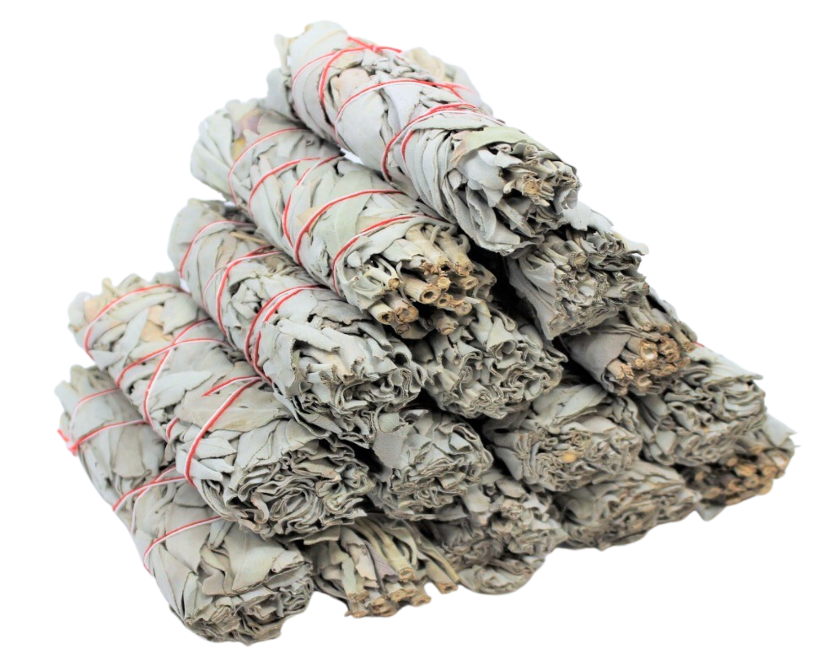 4 White Sage Smudge Sticks + 4 Palo Santo Wood Sticks - House Cleansing Bundle