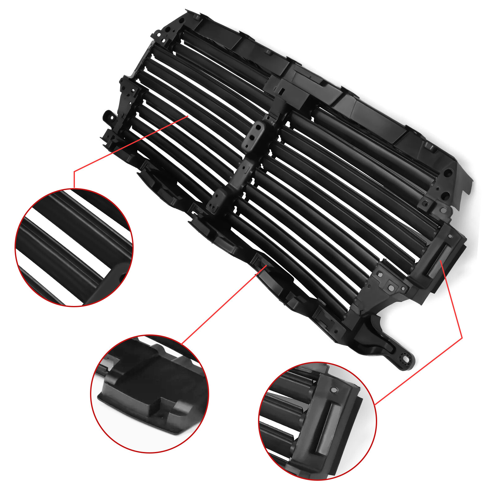 For Ford F-150 2018-2020 Upper Radiator Grille Air Shutter Control Assembly