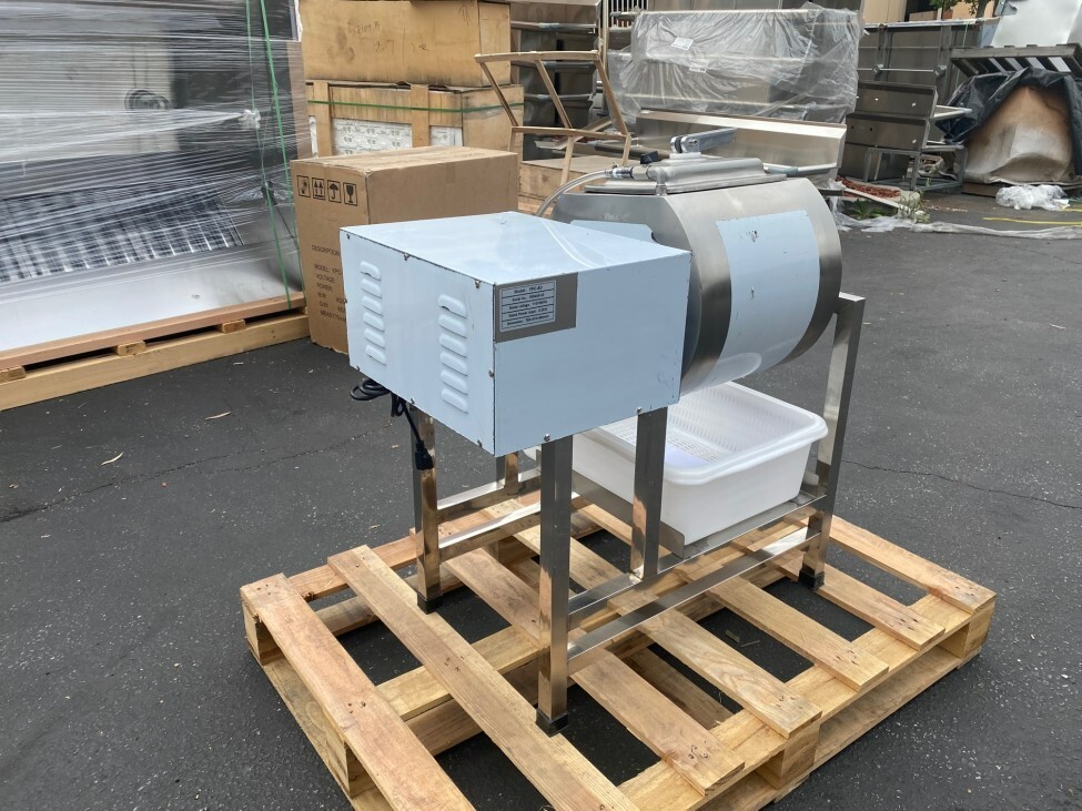 Meat Poultry Tumbler Marinator Mixer Machine S/S with Bloating 110V 60HZ