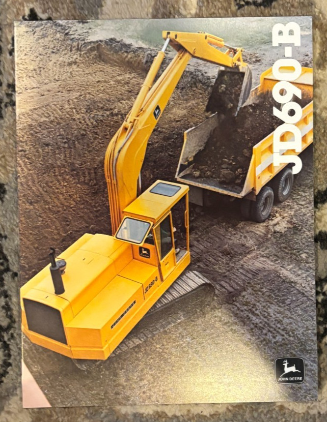 John Deere 690-B Excavator For 1980 Brochure CWPA26