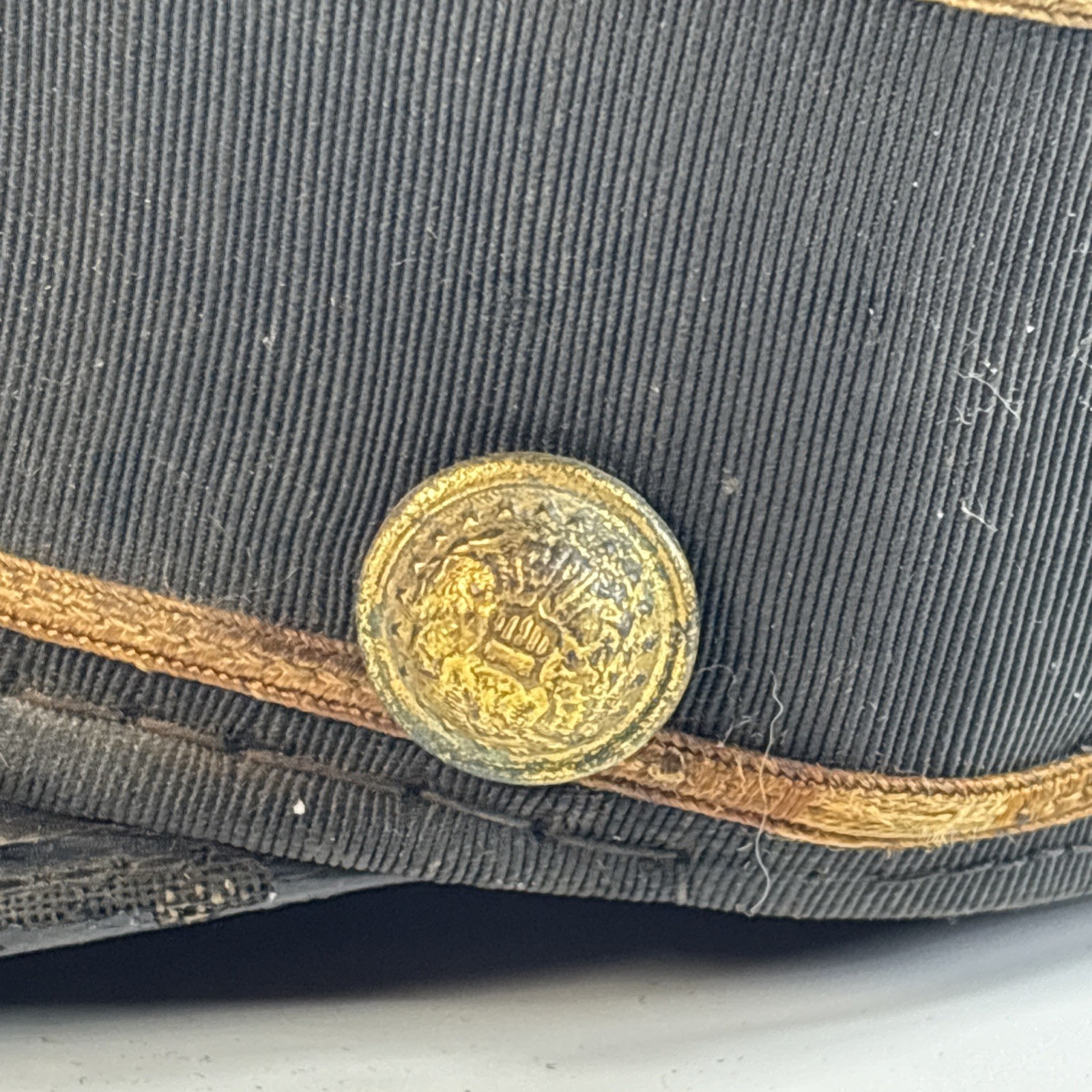 rare Civil War Veterans Kepi Hat Cap GAR Insignia Vintage Military 4C50