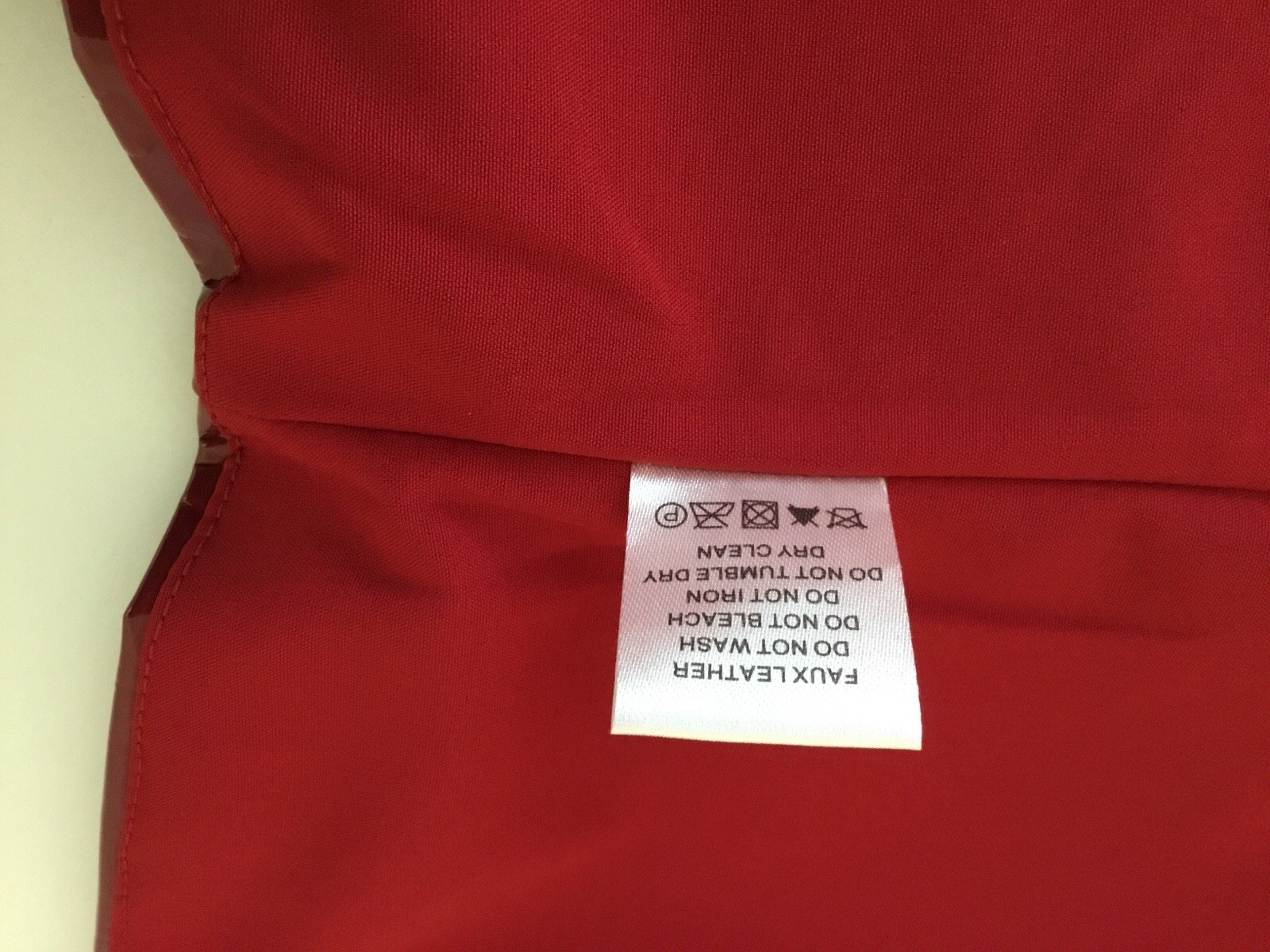 Superdown Red Faux Leather Corset top Zip Back Adjustable Strap EUC