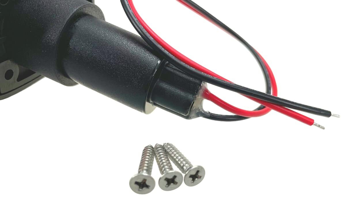 Pactrade Marine Boat 2-Prong Nylon Navigation Stern Light Pole Base Black Cover