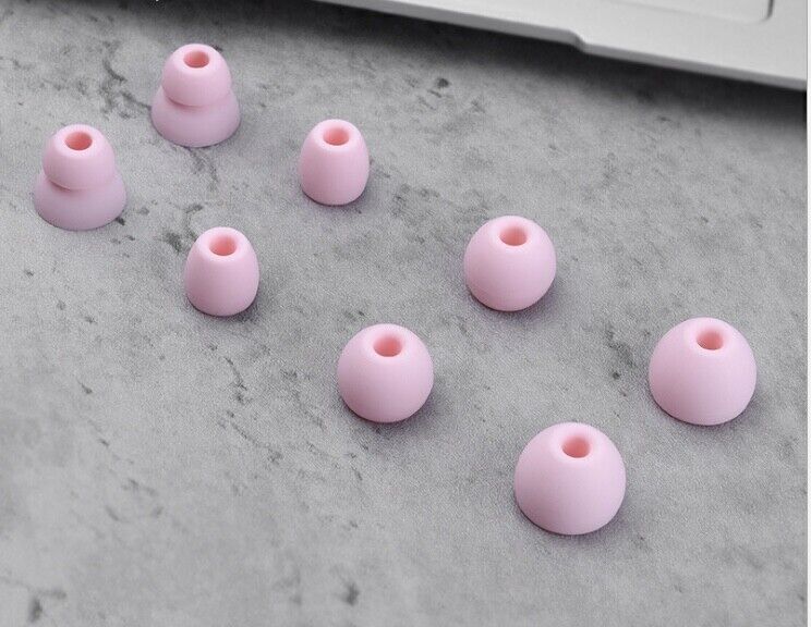 4 Pairs For Beats Powerbeats Pro Ear Tips Buds Silicone True Wireless Headphones