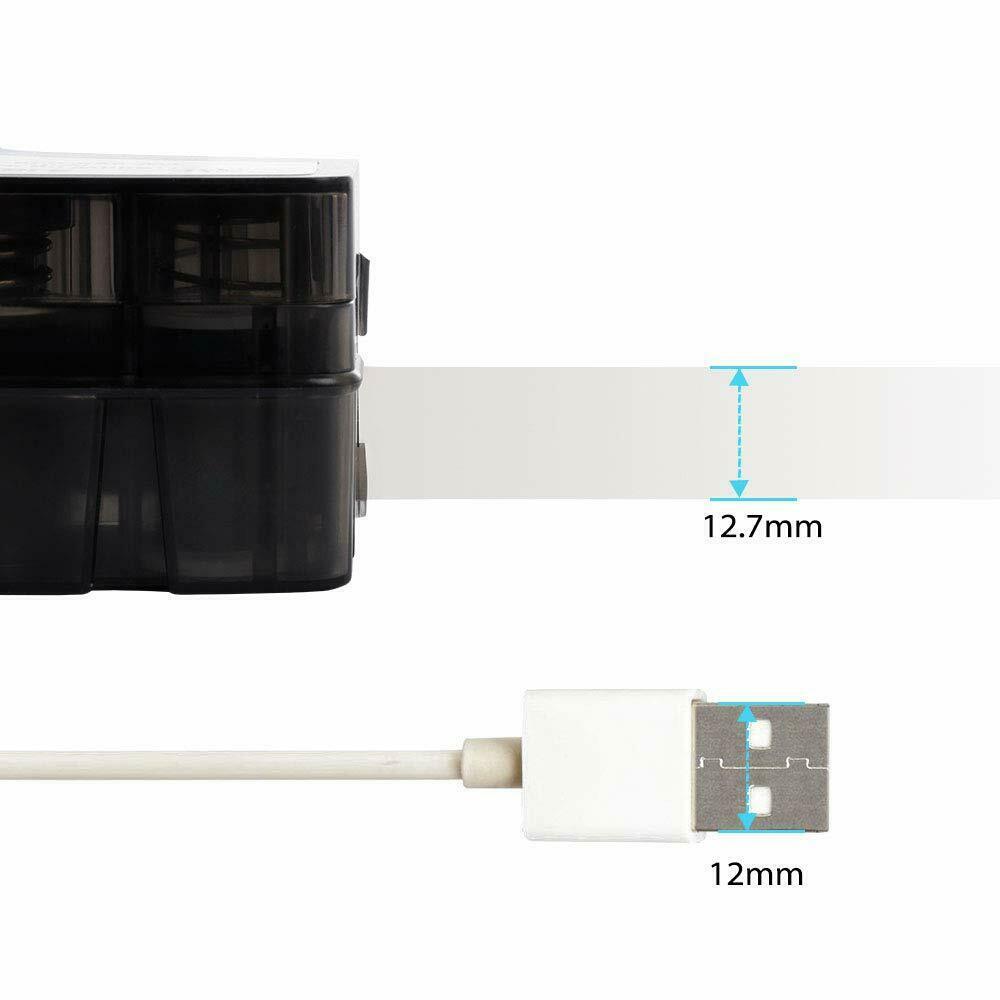 10 Compatible Brady BMP21-PLUS M21-500-499 Nylon Cloth Label Tape Cartridge 1/2"