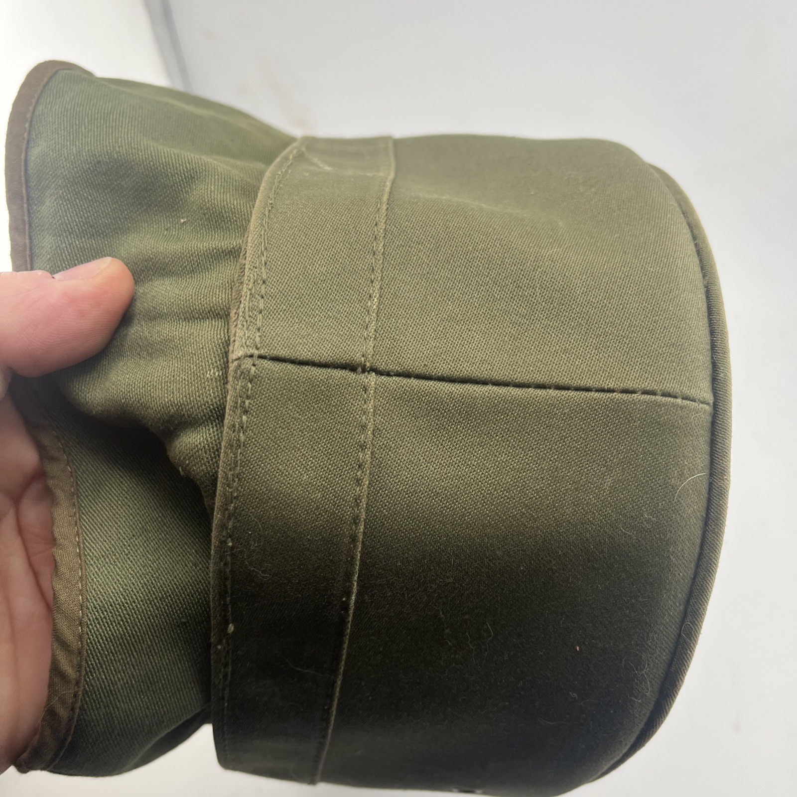 KOREAN WAR ERA 1950s US ARMY RIDGEWAY CAP - Rare Variant - Winter Version USAF