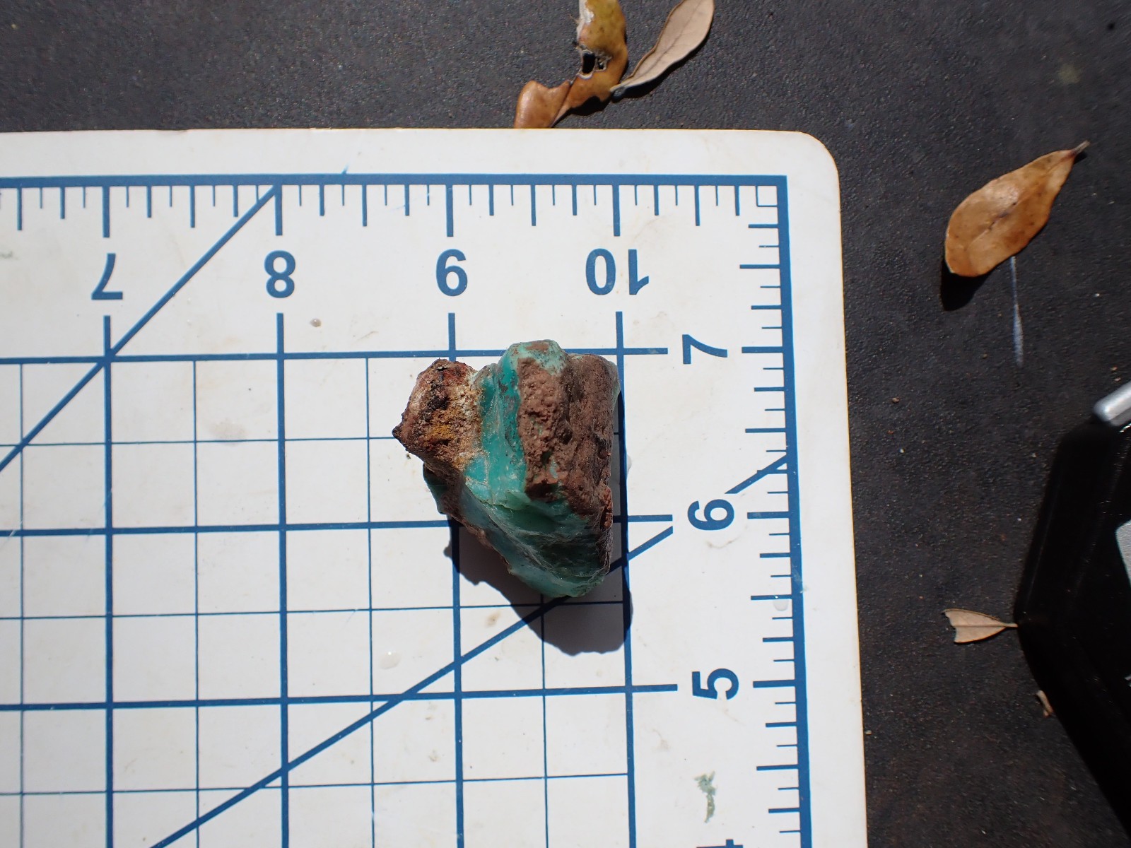 Gem Silica Rough 25.8g Ray Mine 1980's Greens and Blues - Translucent!