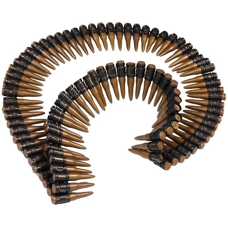 Replica Inert 7.62mm M13 Linked Fake Non Functional Bullet Ammo Belt Display