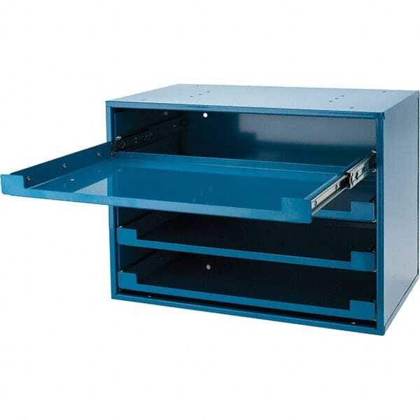 Slide Drawer Cabinet Frame: 4 Slide-Out Racks, 12-1/2" D x 20-1/2" W x 14-5/8" H