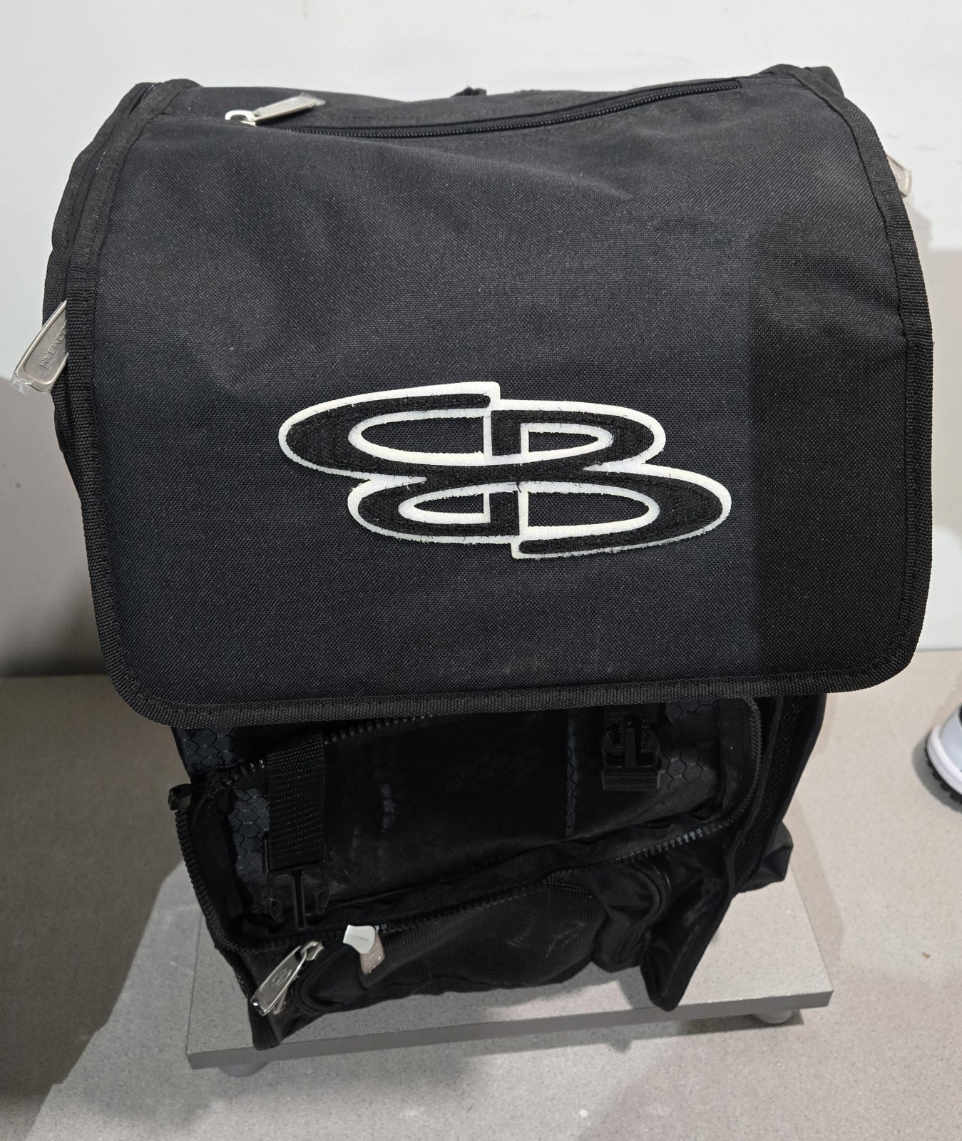 Boombah Superpack Black *missing Front Flap * Catchers Bag