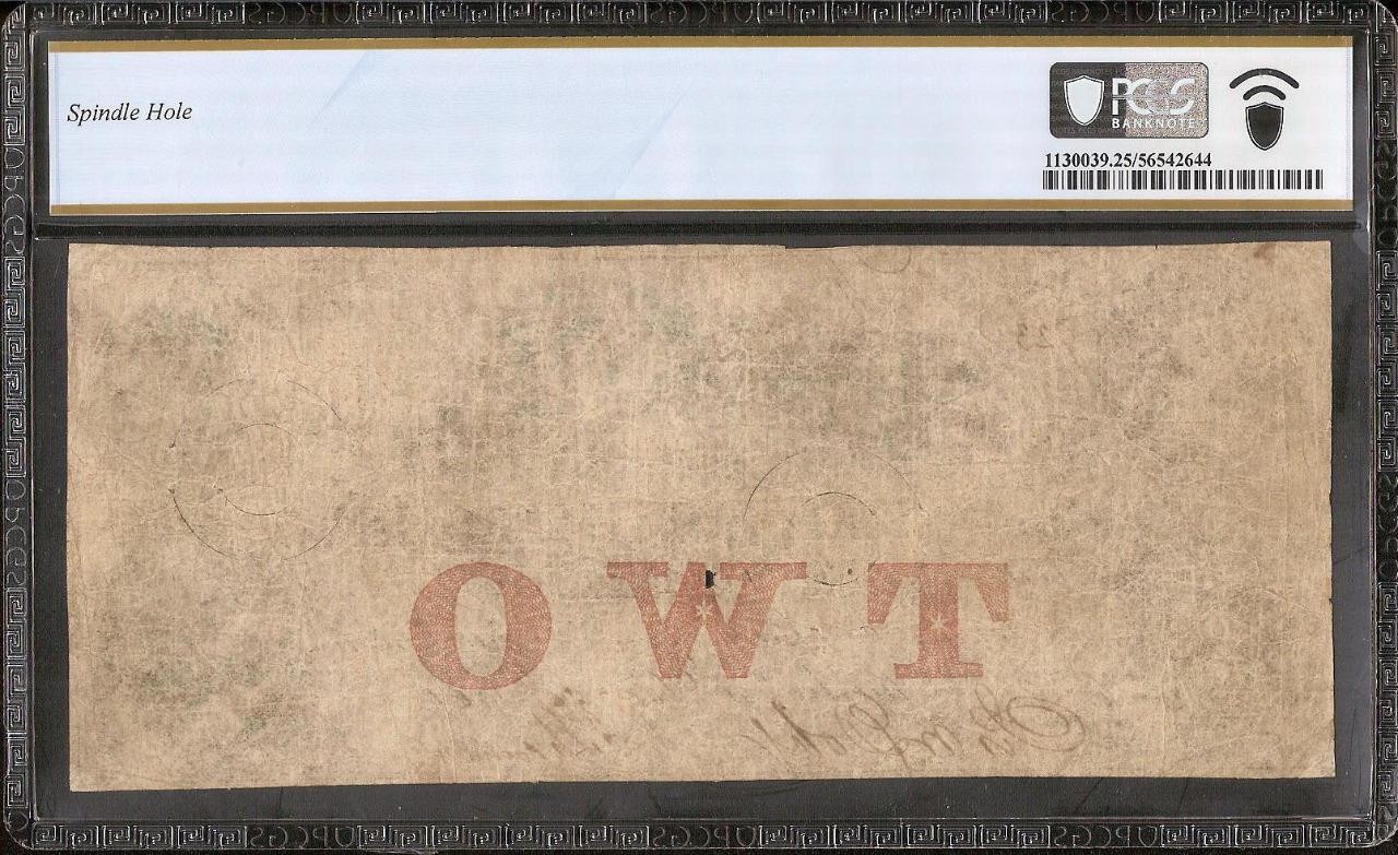 1861 $2 TWO DOLLAR BILL SOUTH CAROLINA BANK NOTE OLD CIVIL WAR MONEY PCGS 25