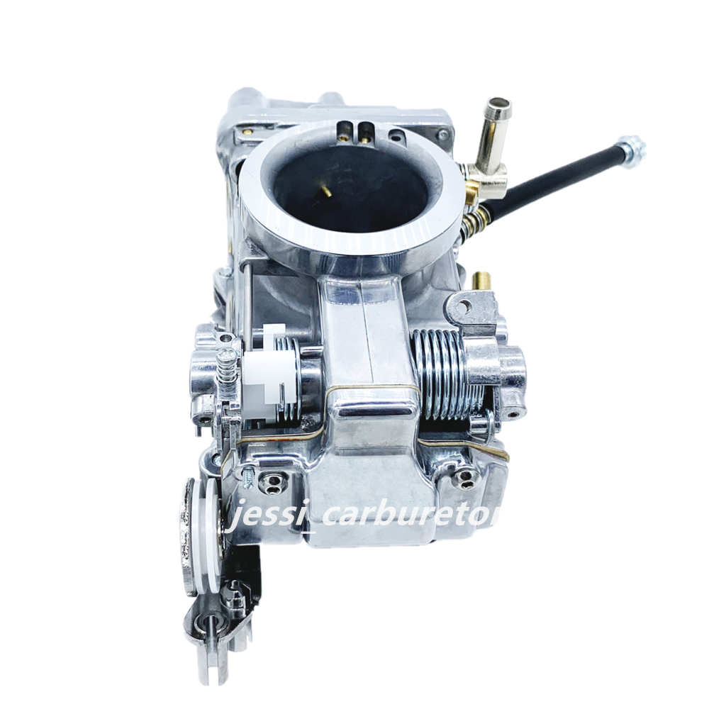 Polish Carburetor for Mikuni 42mm Harley HSR42 Evo Evolution Twin Cam TM42 Carb