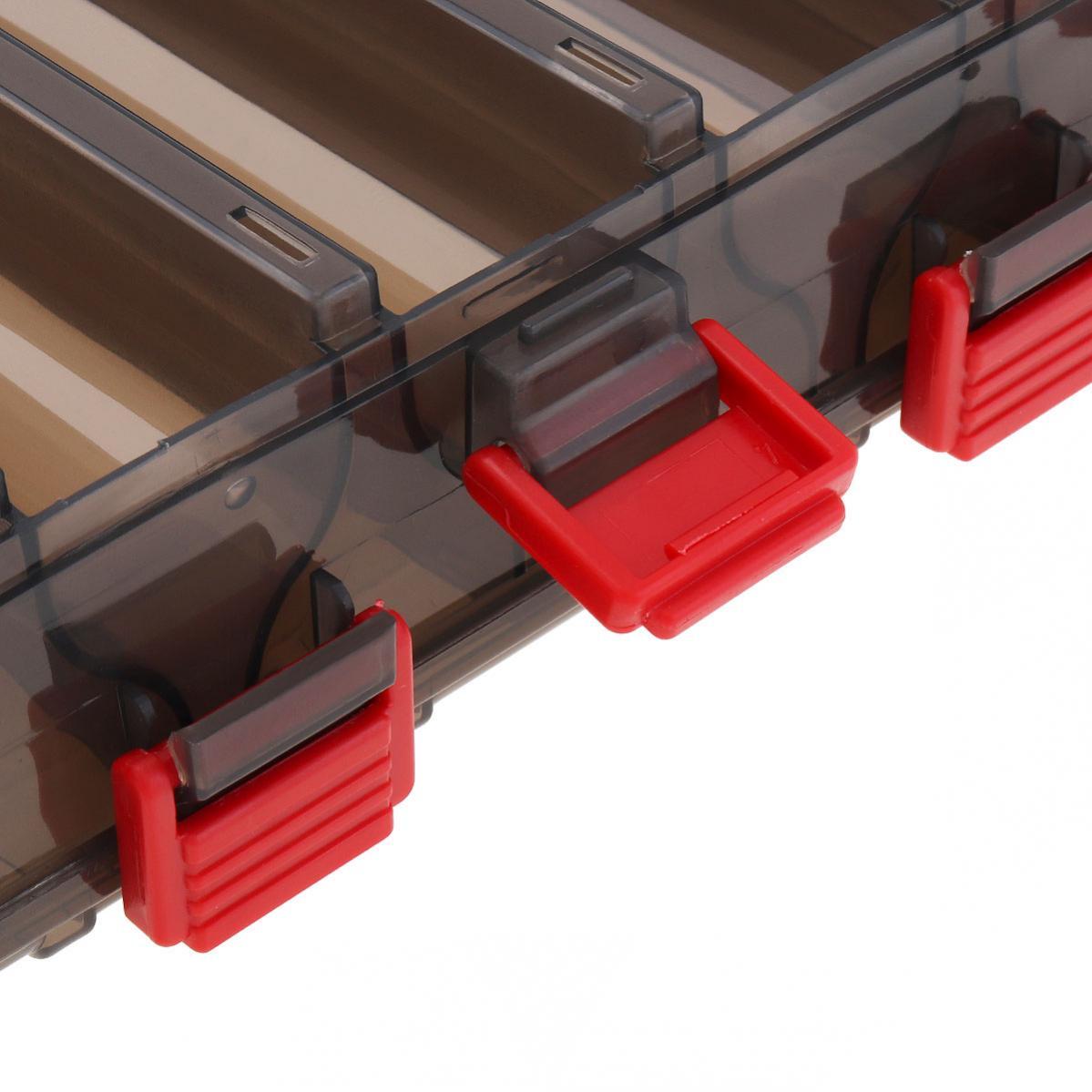 20 Compartments Tackle Storage Box Fishing Lure Bait Portable Organizer Case US