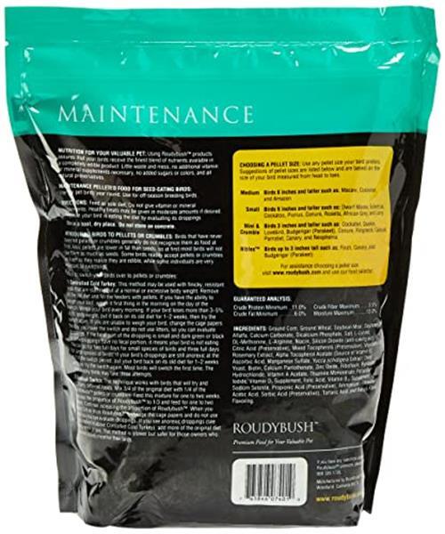 Roudybush Daily Maintenance Bird Food, Mini, 44-Ounce Assorted Sizes