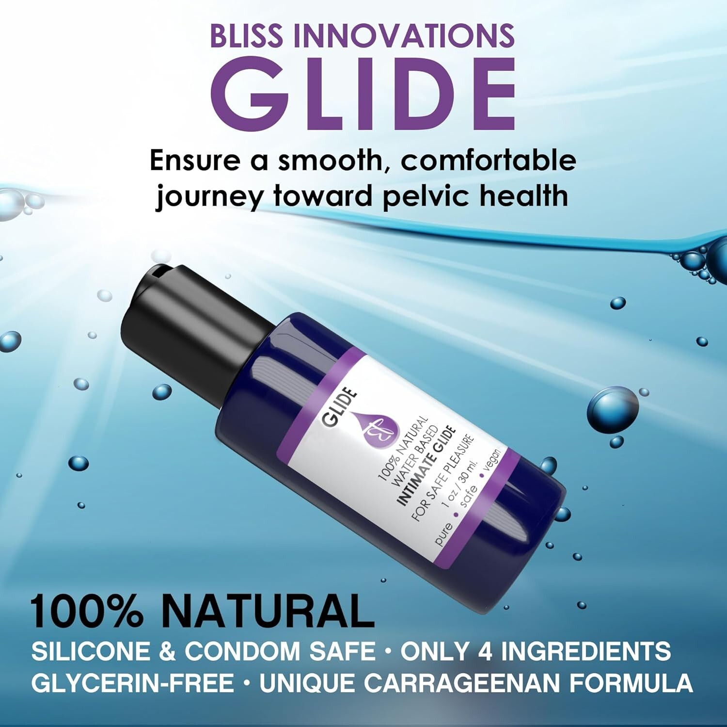 8 Vaginal Dilator Kit - Premium Silicone Pelvic Floor Exerciser with Bag & Glide