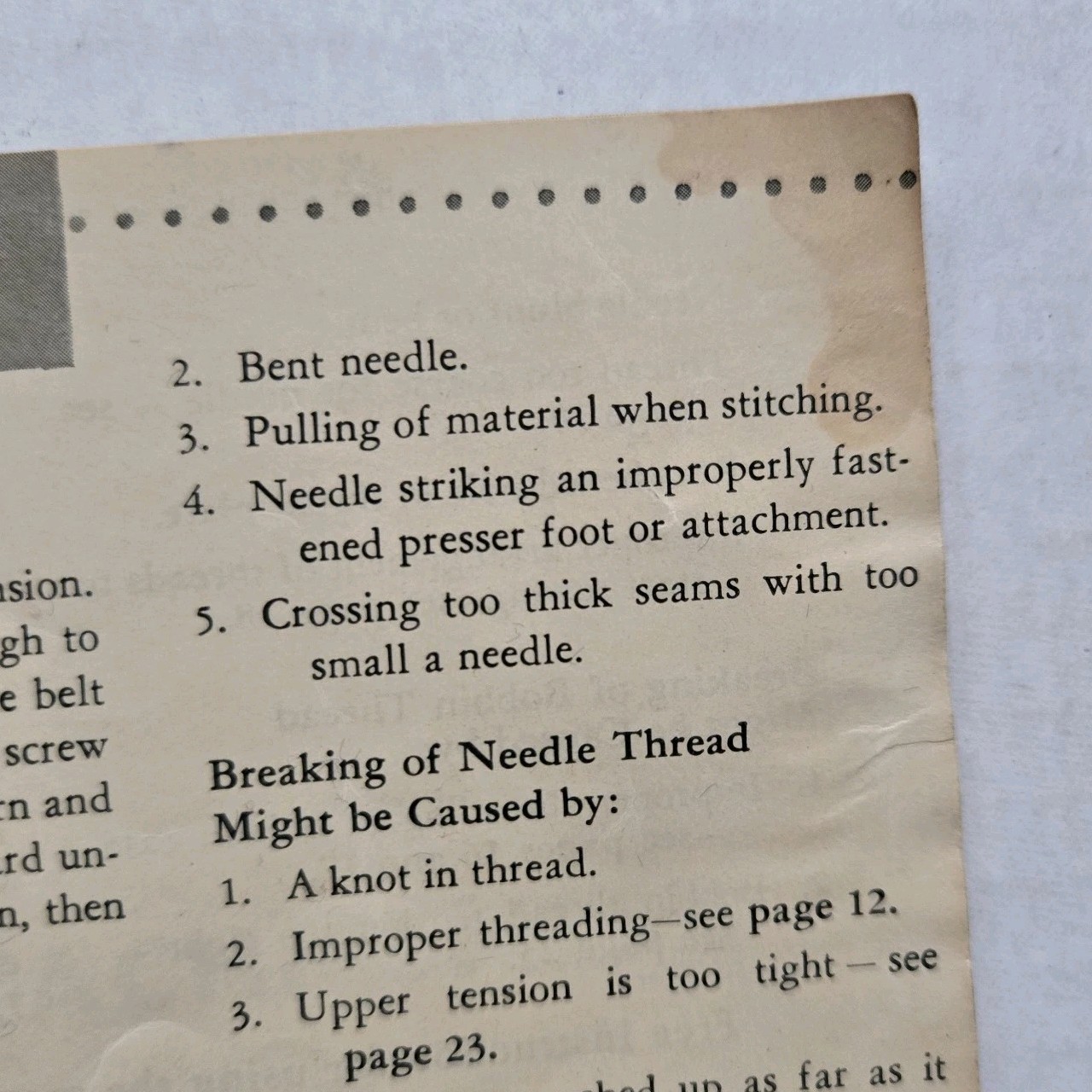 Singer Electric Sewing Machine Model 99 K Instruction Book Manual Original 1953