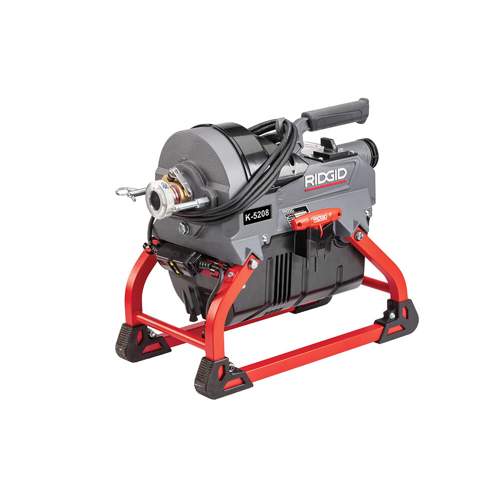 RIDGID 61688 K-5208, 115V 60Hz Sectional Drain Cleaner With Guide Hose