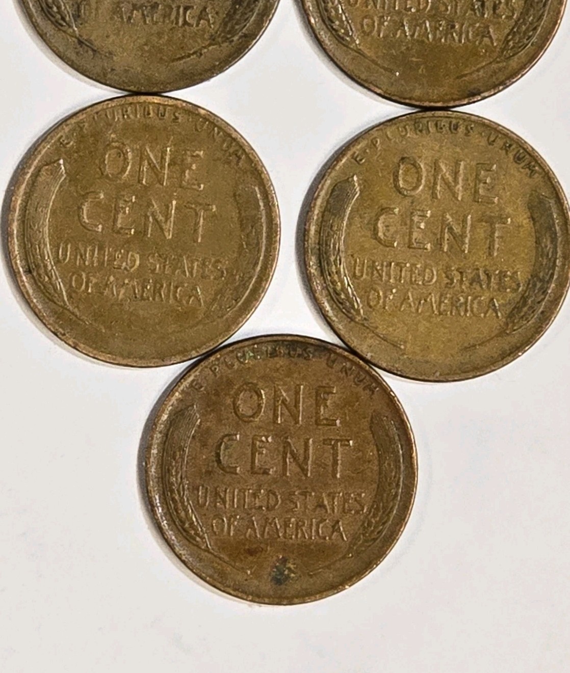 13230394208 SET OF 8 WHEAT PENNIES LINCOLN CENT COINS 1930-1939 PLAIN 86+ YZ OLD