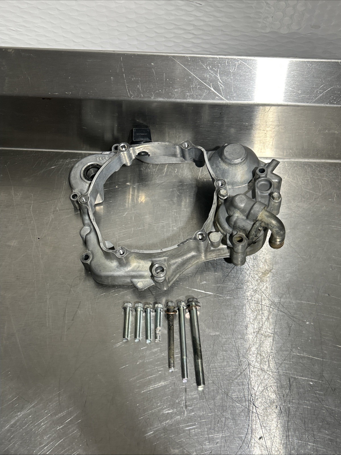 18 - 23 2018 Yamaha YZ 65 OEM Inner Clutch Cover W/ Water Pump BR8-15431-00-00