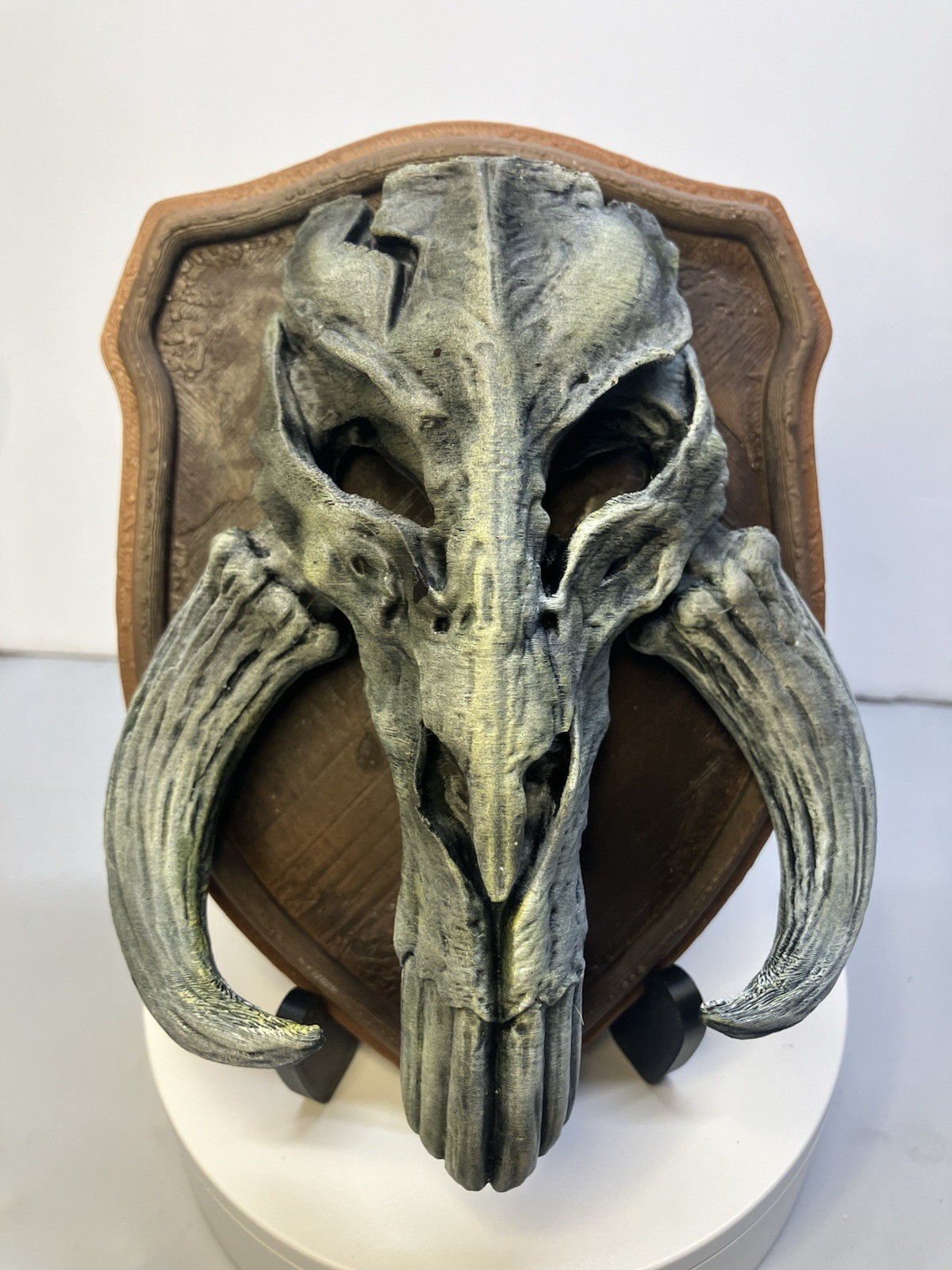 Star Wars Mandalorian Mythosaur Skull Wall Mount Plaque Boba Fett
