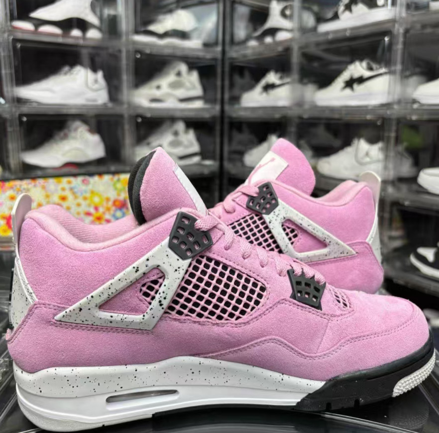 Jordan 4 "Orchid" Mid Top Retro Women's and Men's Basketball Shoes US 5-12