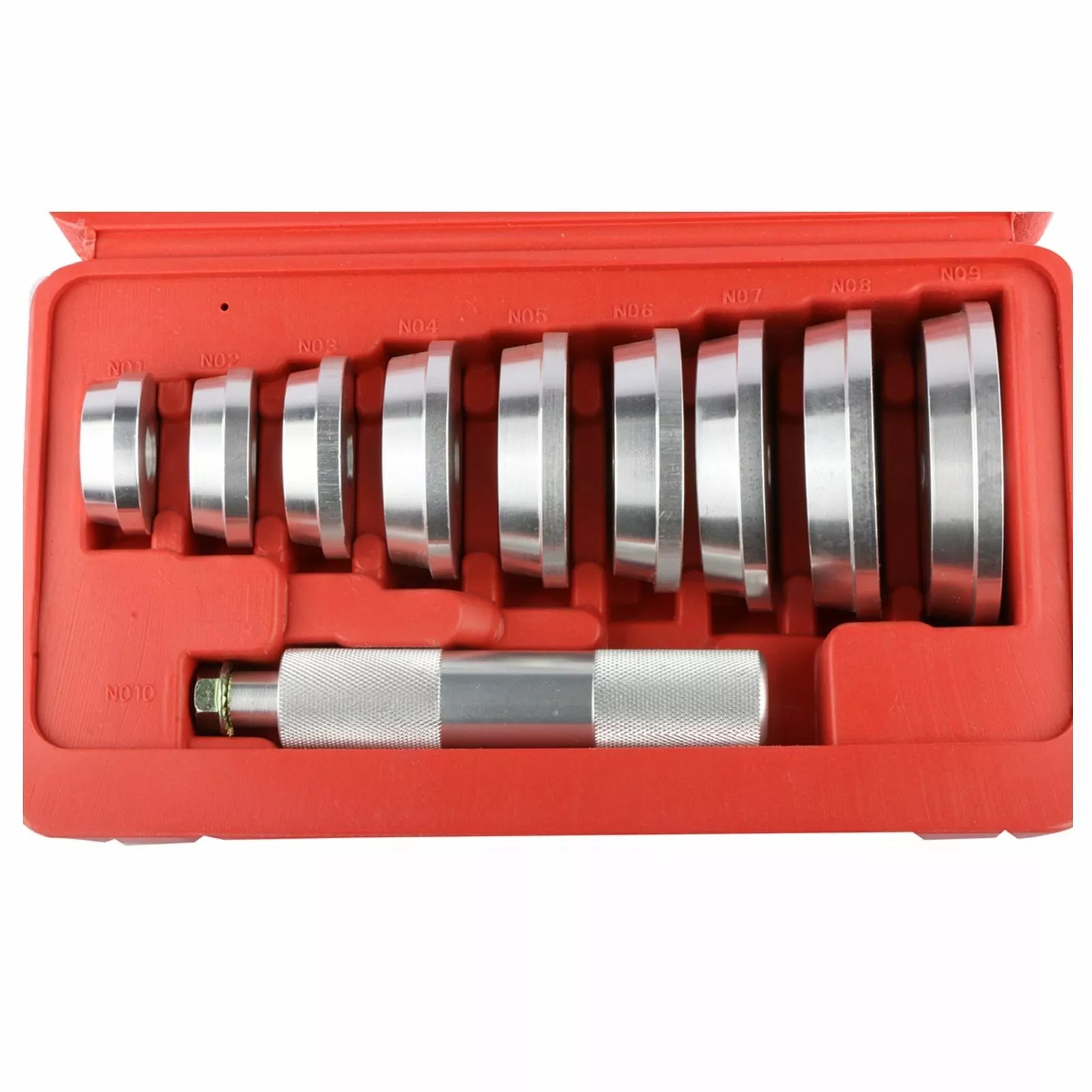 10pcs Bearing Race and Seal Driver Set Automotive Bushing Installer Remover Set