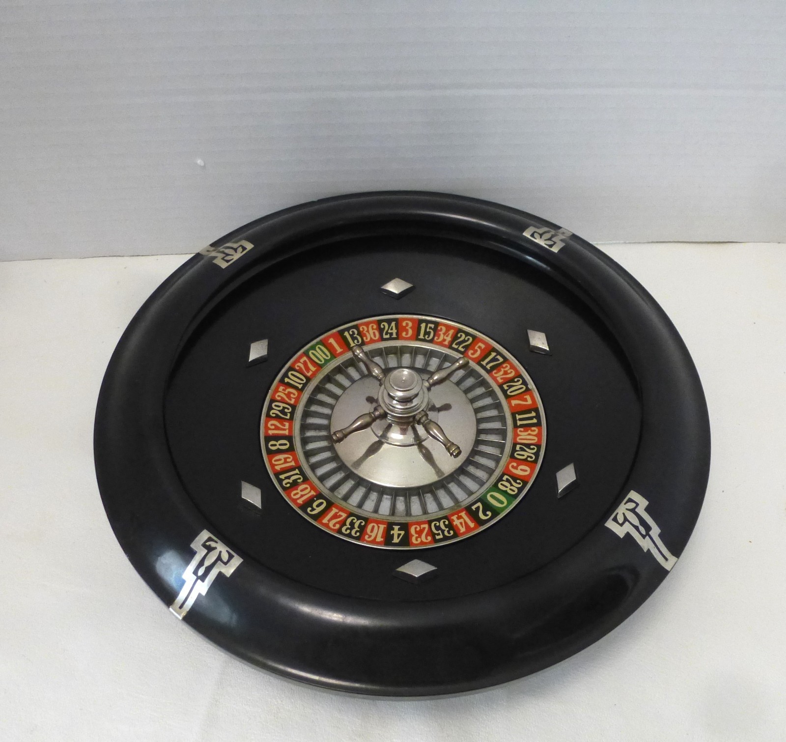 Vintage Roulette Wheel Josa Games Bakelite 10" USA Gaming Casino