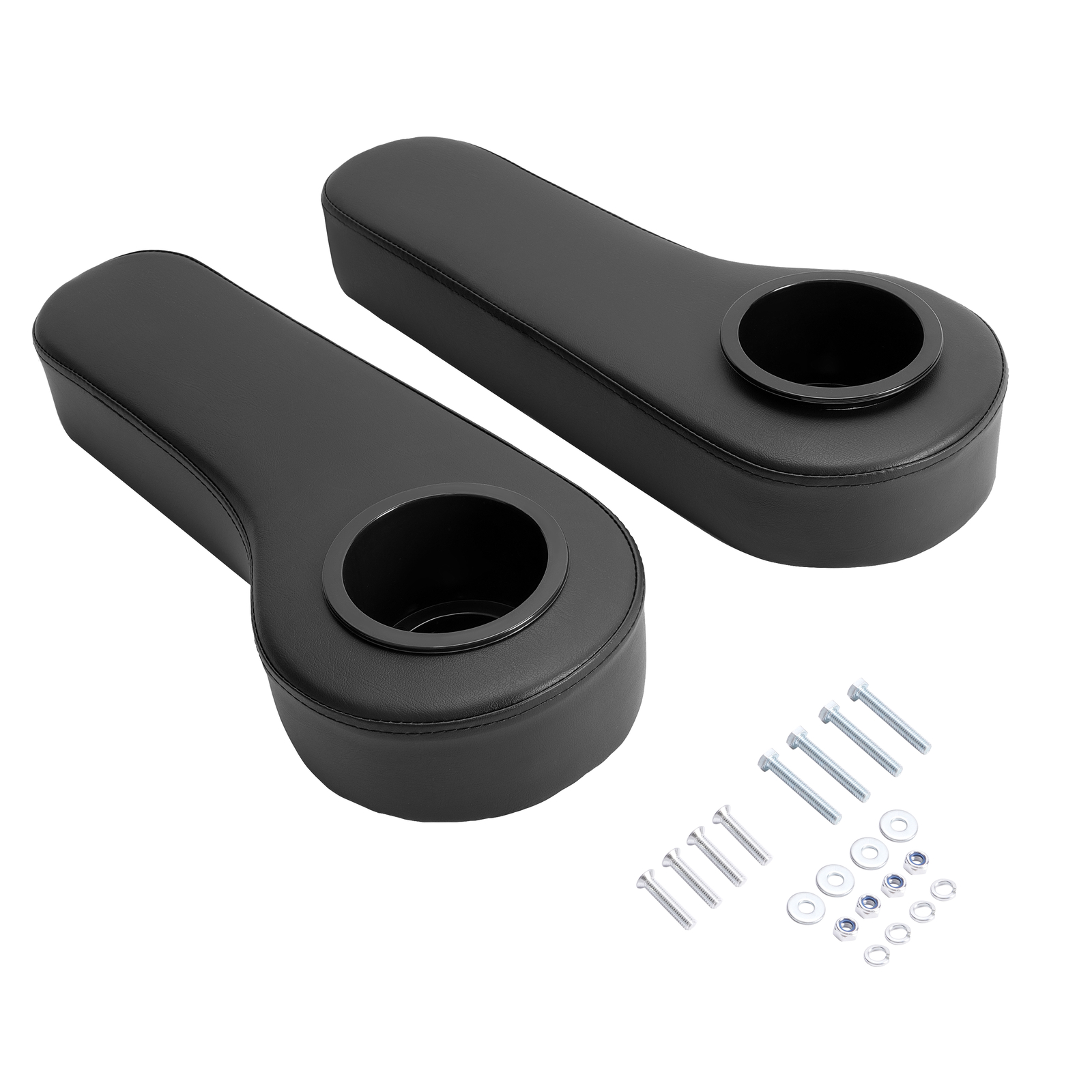 SEAT ARM REST CUSHION CUP HOLDER FIT FOR EZGO/CLUB CAR/YAMAHA GOLF CART PAIR